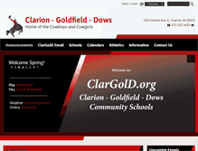 Tablet Screenshot of clargold.org